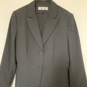 Ladies pinstripe pants suit